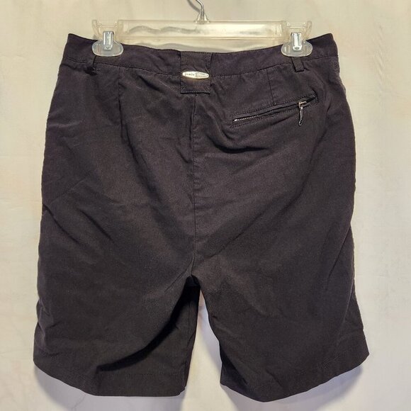 Jamie‎ Sadock Women's Size 8 Black Bermuda Golf Shorts Zip Pockets Embellished - Picture 2 of 8